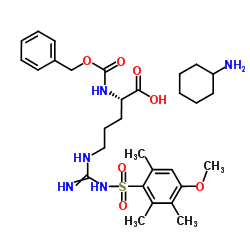CBZ-N'-(4-甲氧基-2,3,6-三甲基苯磺酰基)-L-精氨酸环己胺盐80745-09-1