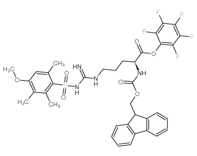  NΑ-FMOC-NΩ-(4-甲氧基-2,3,6-三甲基苯磺酰基)-L-精氨酸 五氟苯基酯130397-19-2