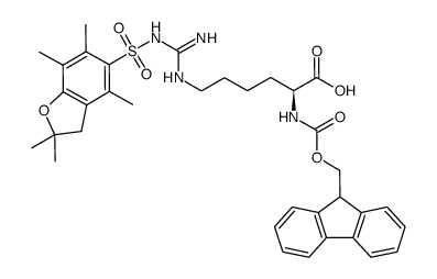 FMOC-N'-(2,2,4,6,7-五甲基二氢苯并呋喃-5-磺酰基)-L-高精氨酸1159680-21-3