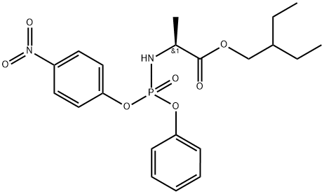  N-[(S)-(4-硝基苯氧基）苯氧磷酰基]-L-丙氨酸2-乙基丁酯1354823-36-1