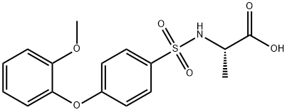 N-[4-(2甲氧基苯氧基)苯磺酰基]-DL-丙氨酸1008052-20-7  