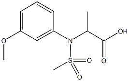    N-(3-甲氧苯基)-N-(甲基磺酰基)丙氨酸1049810-59-4 