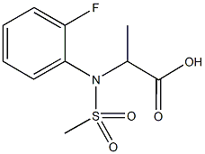   N-(2-氟苯基)-N-(甲基磺酰基)丙氨酸1049806-42-9 