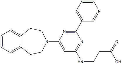 N-[2-(3-吡啶基)-6-(1,2,4,5-四氢-3H-3-苯并氮杂卓-3-基)-4-嘧啶基]-β-丙氨1394854-52-4   