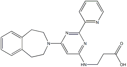   N-[2-(2-吡啶基)-6-(1,2,4,5-四氢-3H-3-苯并氮杂卓-3-基)-4-嘧啶基]-β-丙氨酸1373422-53-7 