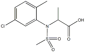  N-(5-氯-2-甲基苯基)-N-(甲基磺酰基)丙氨酸1049806-44-1