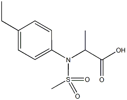  N-(4-乙基苯基)-N-(甲基磺酰基)丙氨酸1049806-38-3