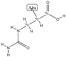 N-Carbamoyl-2-fluoro-β-丙氨酸-13C3 1216798-07-0 