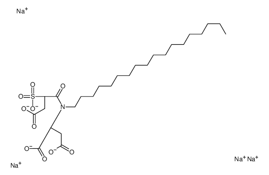  N-(3-羧基-1-氧-2-硫代丙基)-N-十八烷基-L-天冬氨酸四钠3401-73-8