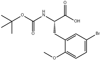  (S)-N-BOC-(5-溴-2-甲氧基苯基)丙氨酸261165-03-1 