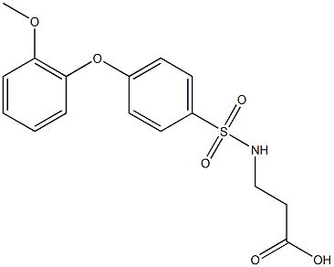 N-[4-(2-甲氧基苯氧基)苯基磺酰基]-β-丙氨酸606944-94-9  