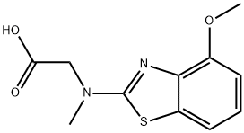  N-(4-甲氧基-1,3-苯并噻唑-2-基)-N-甲基甘氨酸1351597-05-1 