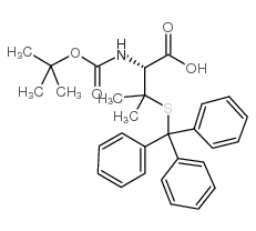 N-[叔丁氧羰基]-3-[(三苯基甲基)硫基]-L-缬氨酸