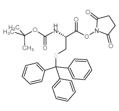 N-BOC-S-三苯甲基-L-半胱氨酸 N-琥珀酰亚胺酯
