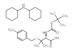 N-[叔丁氧羰基]-3-[[(4-甲基苯基)甲基]硫基]-D-缬氨酸二环己基铵盐