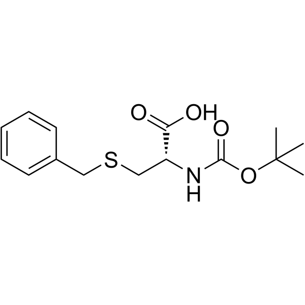 N-(叔丁氧羰基)-S-(苯基甲基)-D-半胱氨酸